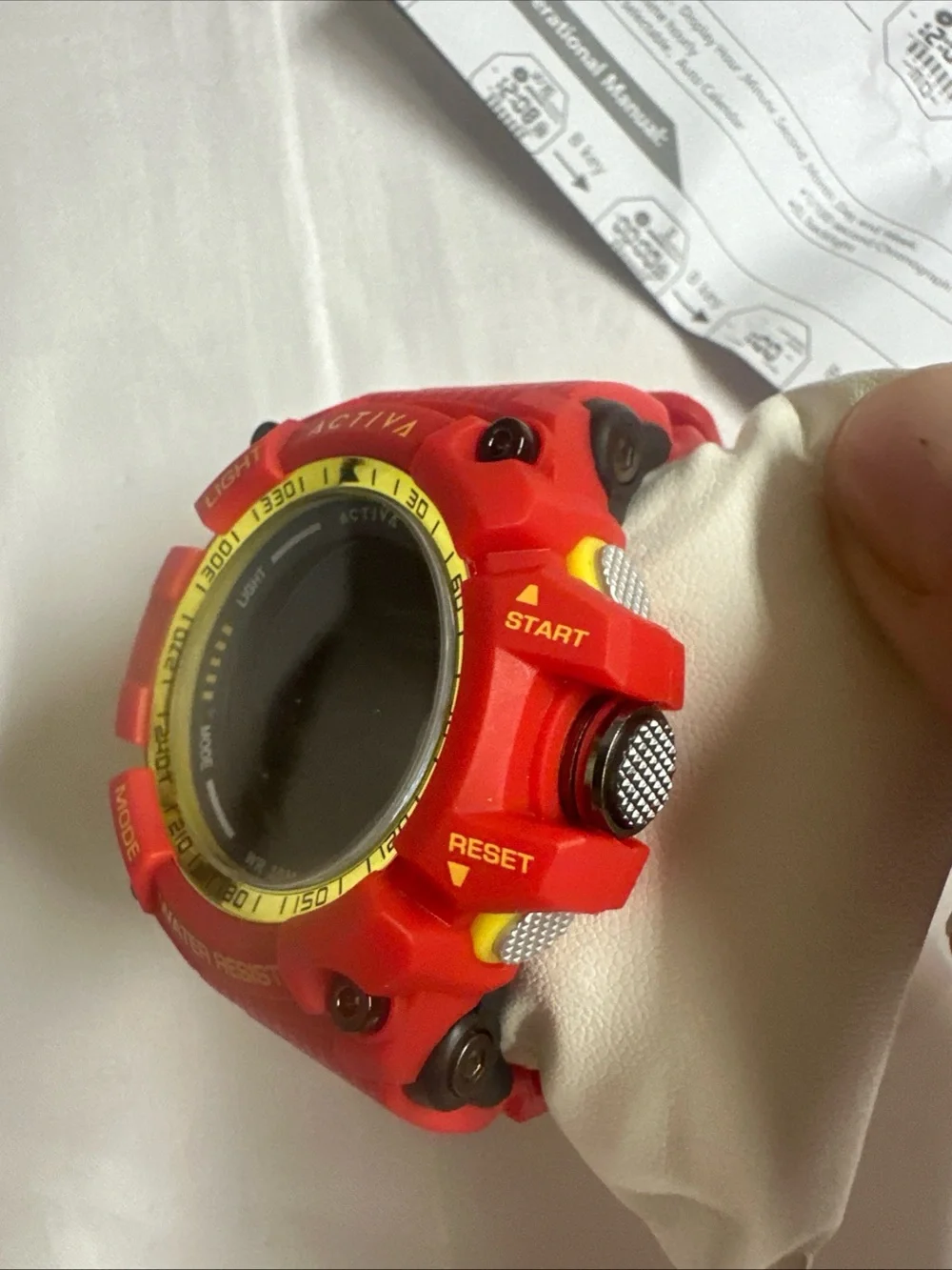 Ativa Red and Gold Digital Sport Watch